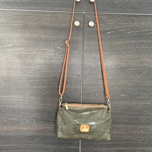 Valentina Green Leather Bag